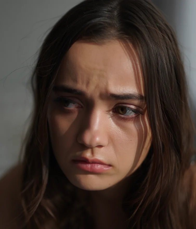 Лицо девушки